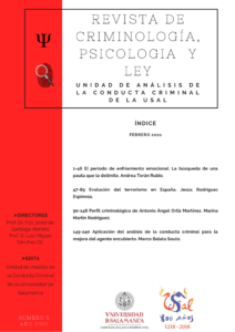 Revista de Criminología, Psicología y Ley.